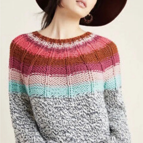 Anthropologie veroalife hand knit sweater Ramona NWT small - Picture 2 of 7